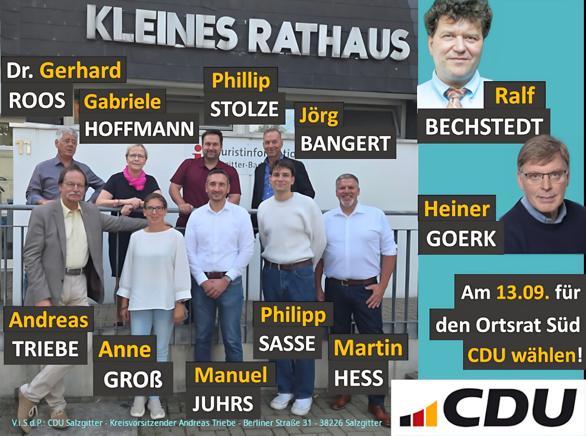 Kandidat:innen für den Ortsrat Süd