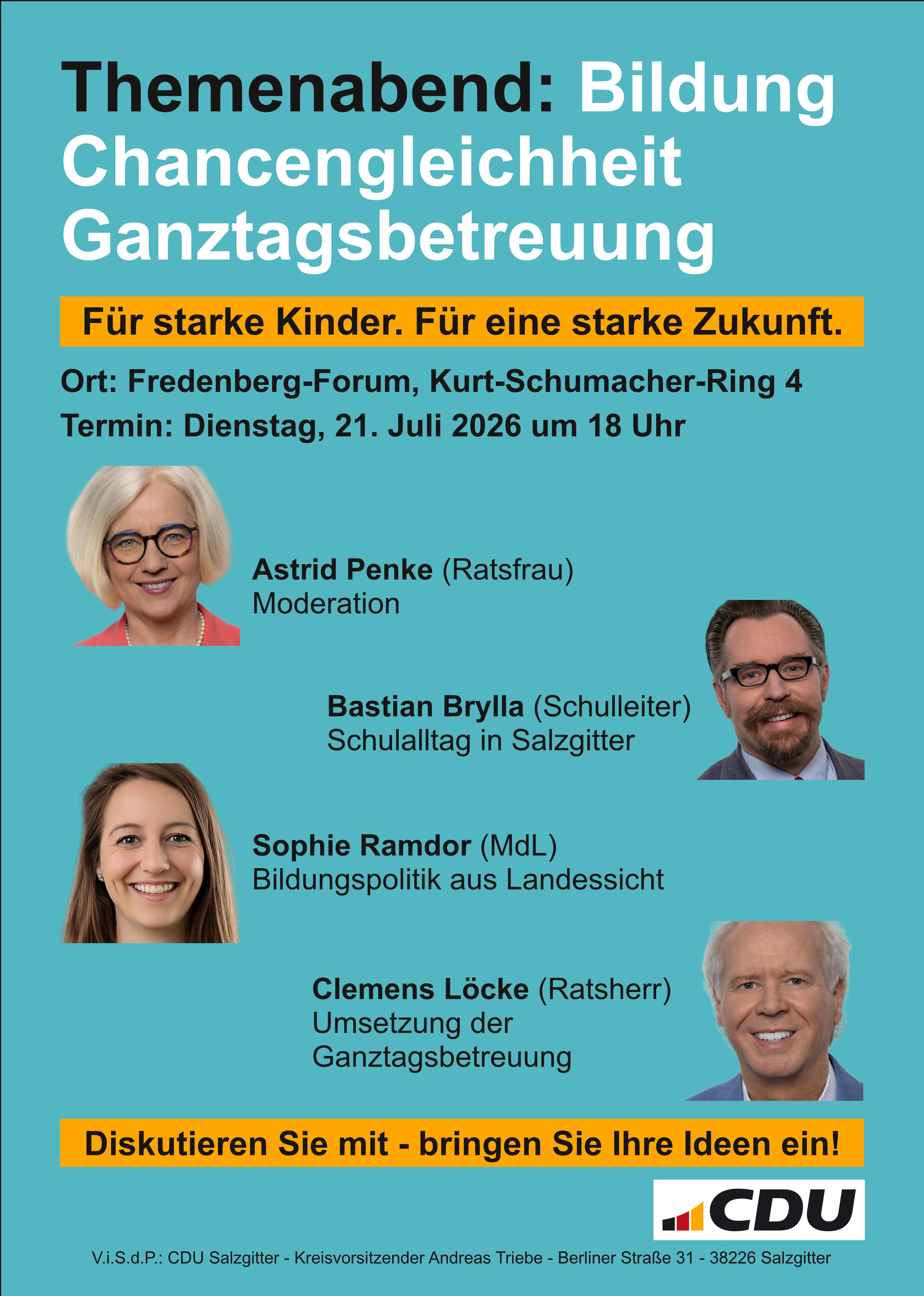 Diskutieren Sie mit.
Eintritt frei.